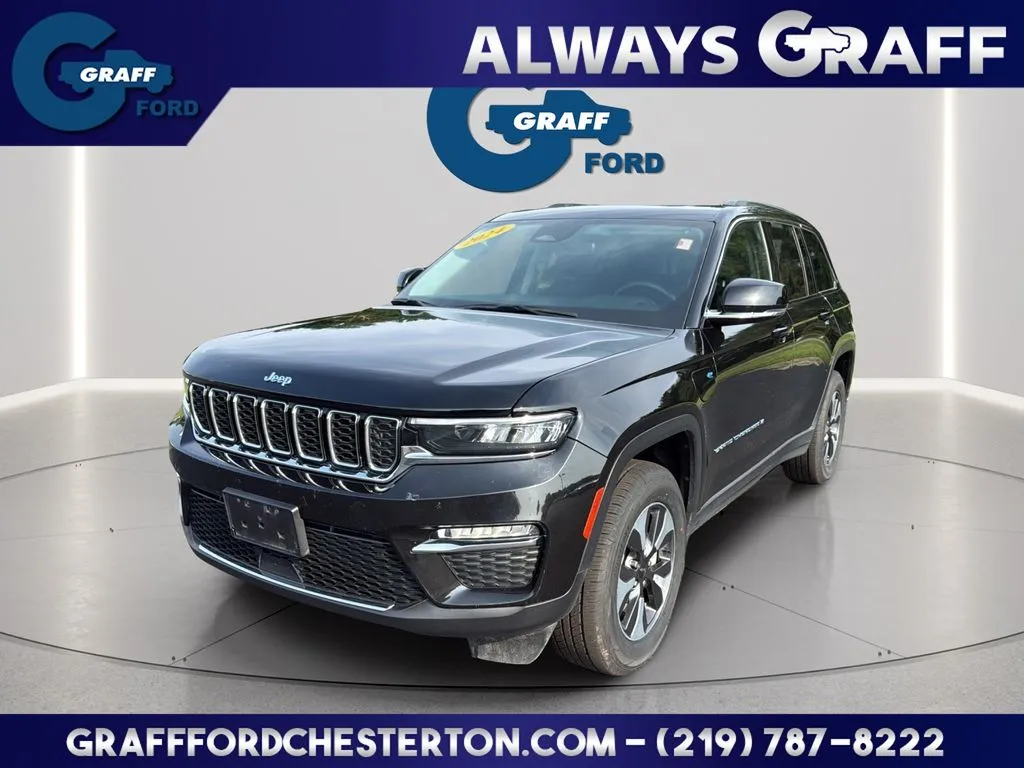 Black 2024 Jeep Grand Cherokee 4xe for sale in Chesterton, IN