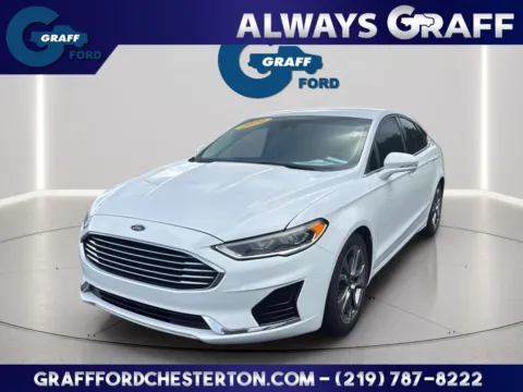 White 2020 Ford Fusion SEL for sale in Chesterton, IN