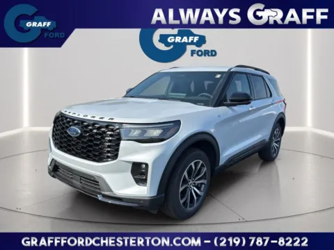 White 2026 Ford Explorer ST-Line for sale in Chesterton, IN
