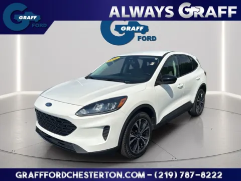 White 2021 Ford Escape SE for sale in Chesterton, IN
