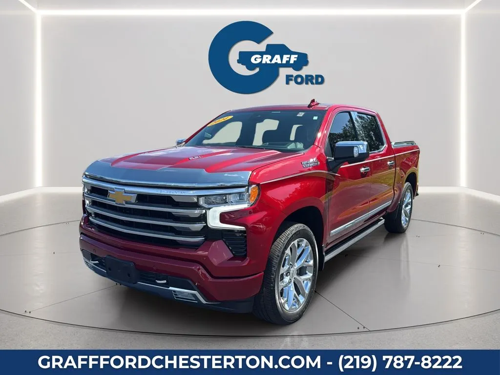 Red 2024 Chevrolet Silverado 1500 High Country for sale in Chesterton, IN