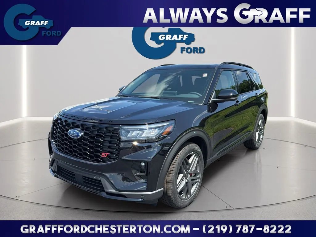 Black 2026 Ford Explorer ST for sale in Chesterton, IN