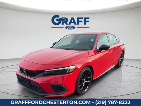 Red 2023 Honda Civic Sport for sale in Chesterton, IN