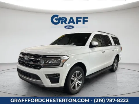 White 2024 Ford Expedition Max Limited for sale in Chesterton, IN