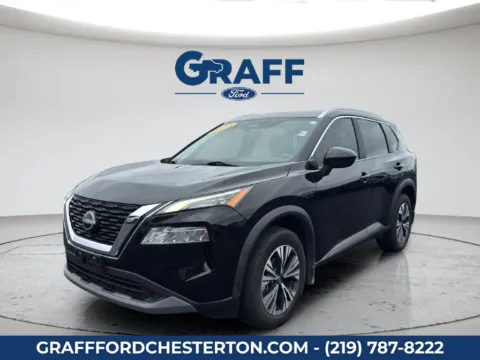 Black 2023 Nissan Rogue SV for sale in Chesterton, IN