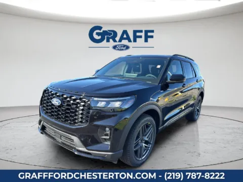 Black 2027 Ford Explorer ST-Line for sale in Chesterton, IN