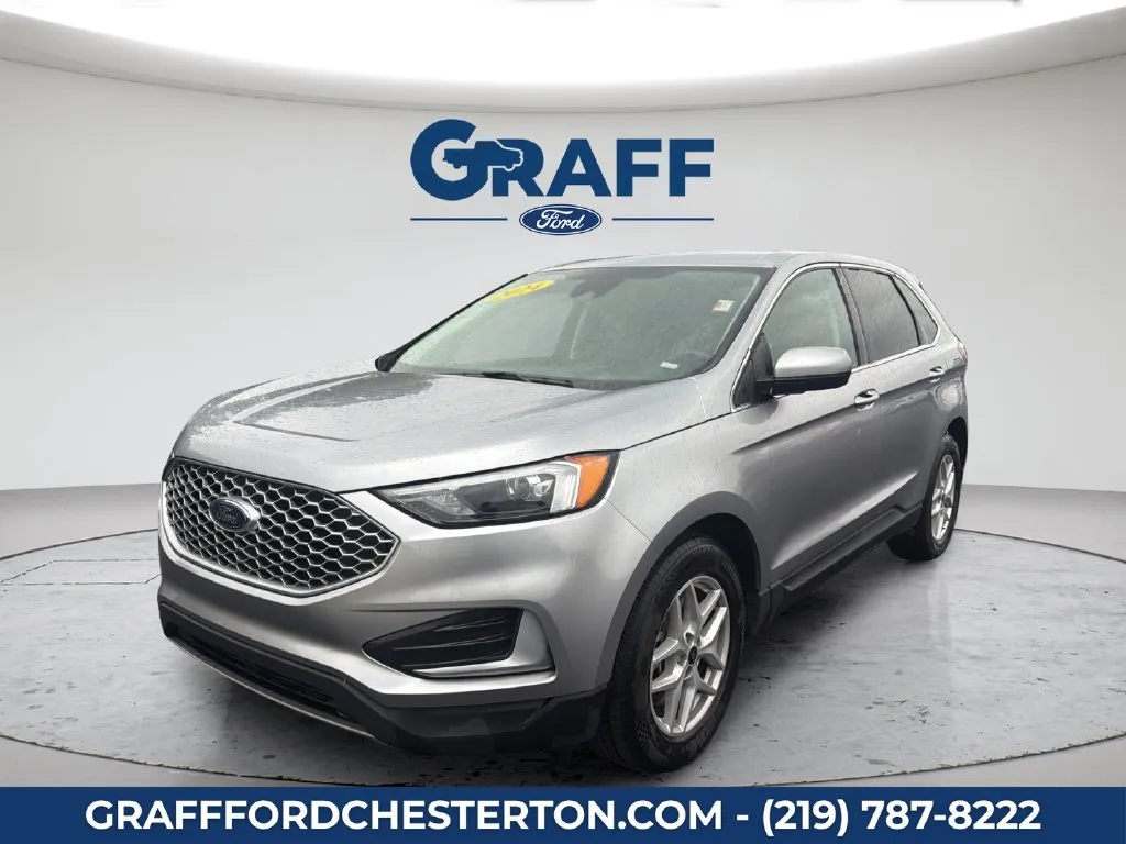 Silver 2024 Ford Edge SEL for sale in Chesterton, IN