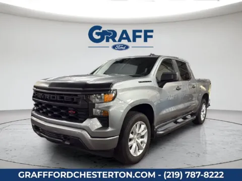 Gray 2024 Chevrolet Silverado 1500 Custom for sale in Chesterton, IN