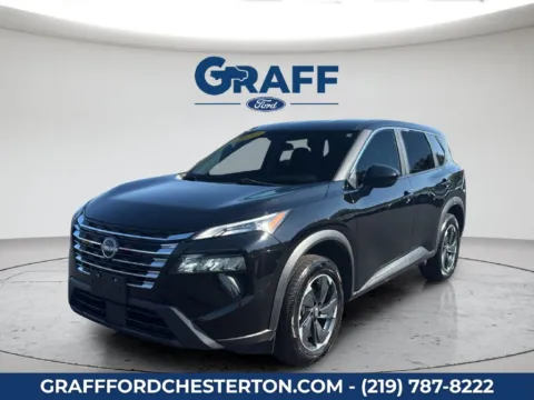 Black 2024 Nissan Rogue SV for sale in Chesterton, IN