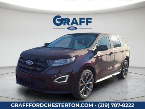 Red 2018 Ford Edge Sport for sale in Chesterton, IN