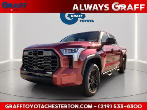 Red 2026 Toyota Tundra Hybrid Limited for sale in Burns Harbor, IN