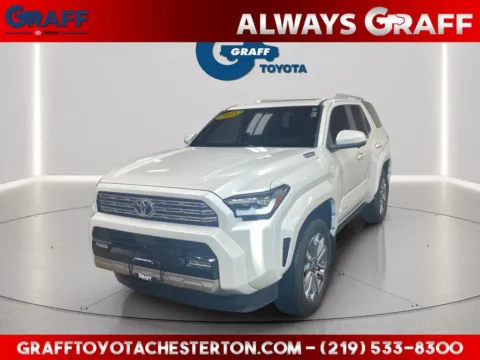 White 2025 Toyota 4Runner i-FORCE MAX Hybrid Limited for sale in Burns Harbor, IN