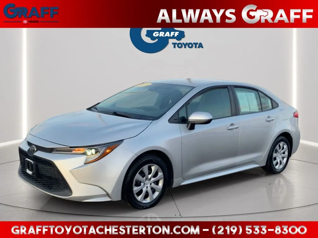 Silver 2020 Toyota Corolla LE for sale in Burns Harbor, IN