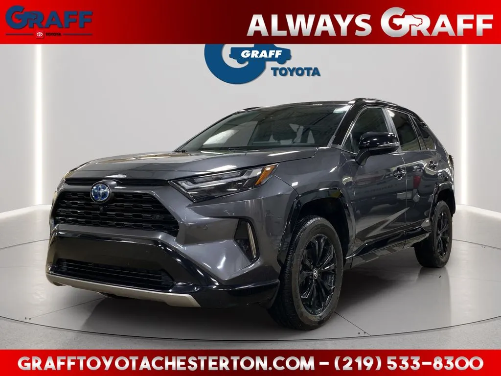 Gray 2022 Toyota RAV4 Hybrid XSE for sale in Burns Harbor, IN