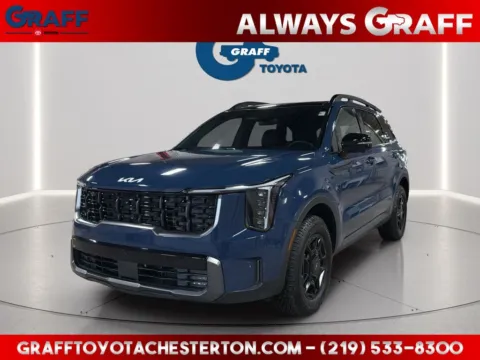 Blue 2024 Kia Sorento X-Pro SX Prestige for sale in Burns Harbor, IN