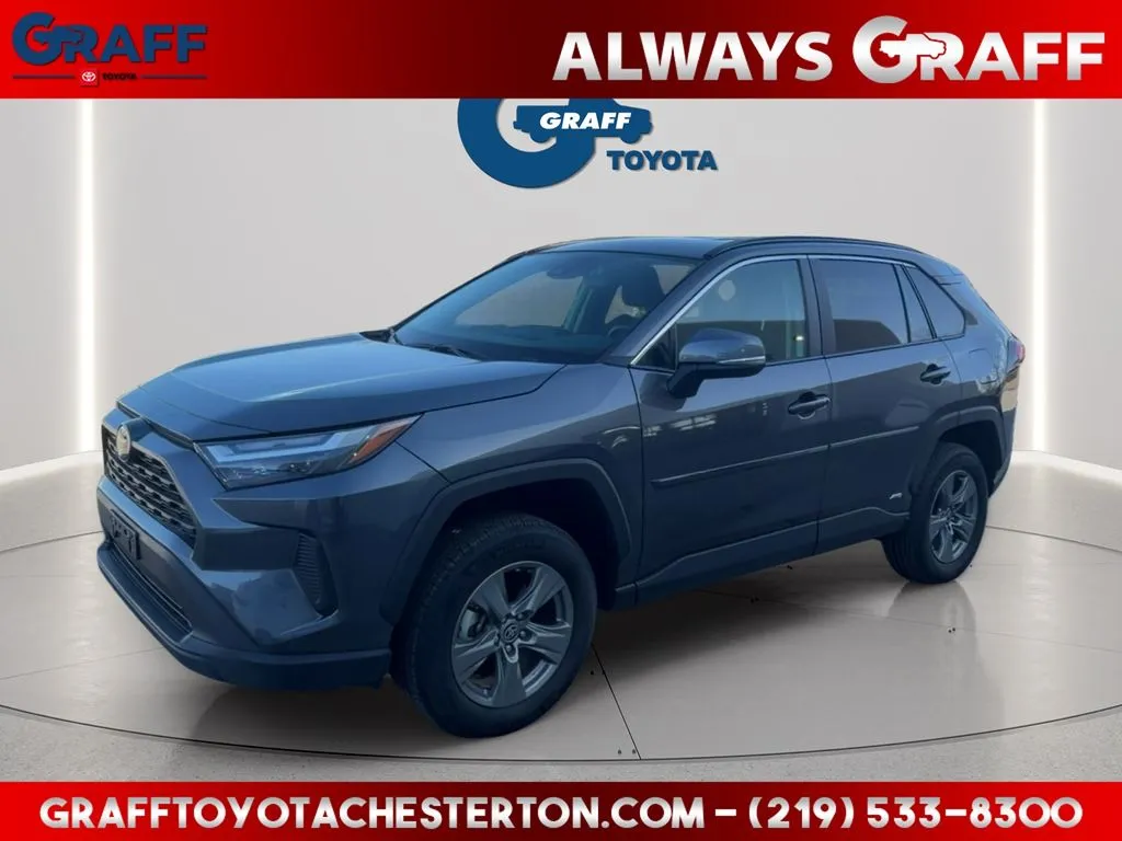 Gray 2024 Toyota RAV4 Hybrid LE for sale in Burns Harbor, IN