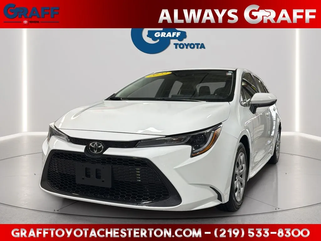 White 2022 Toyota Corolla LE for sale in Burns Harbor, IN