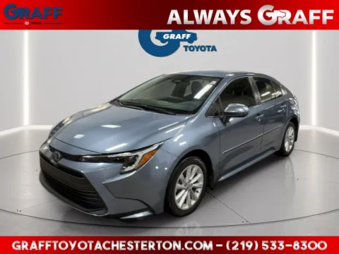 Blue 2024 Toyota Corolla Hybrid LE for sale in Burns Harbor, IN