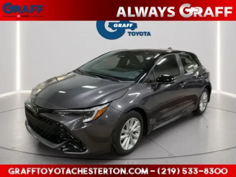 Gray 2023 Toyota Corolla Hatchback SE for sale in Burns Harbor, IN