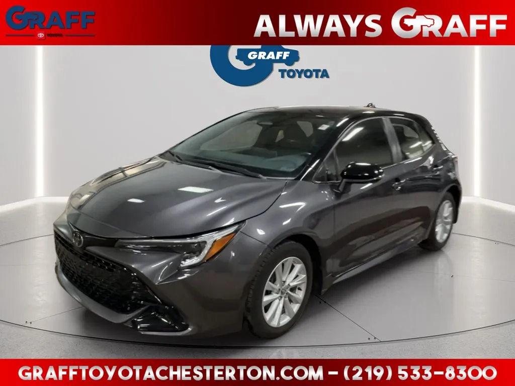 Gray 2023 Toyota Corolla Hatchback SE for sale in Burns Harbor, IN