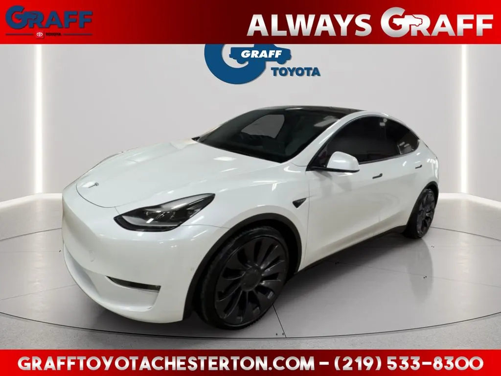 White 2021 Tesla Model Y Performance for sale in Burns Harbor, IN