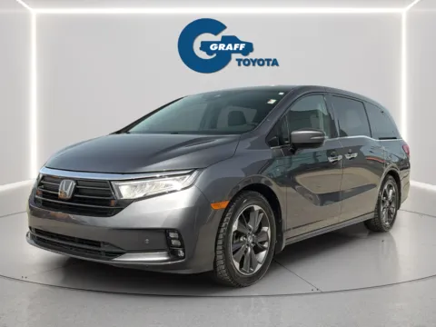 Gray 2023 Honda Odyssey Elite for sale in Burns Harbor, IN