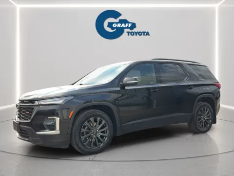 Black 2023 Chevrolet Traverse RS for sale in Burns Harbor, IN