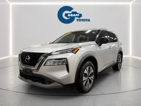 Silver 2021 Nissan Rogue SV for sale in Burns Harbor, IN