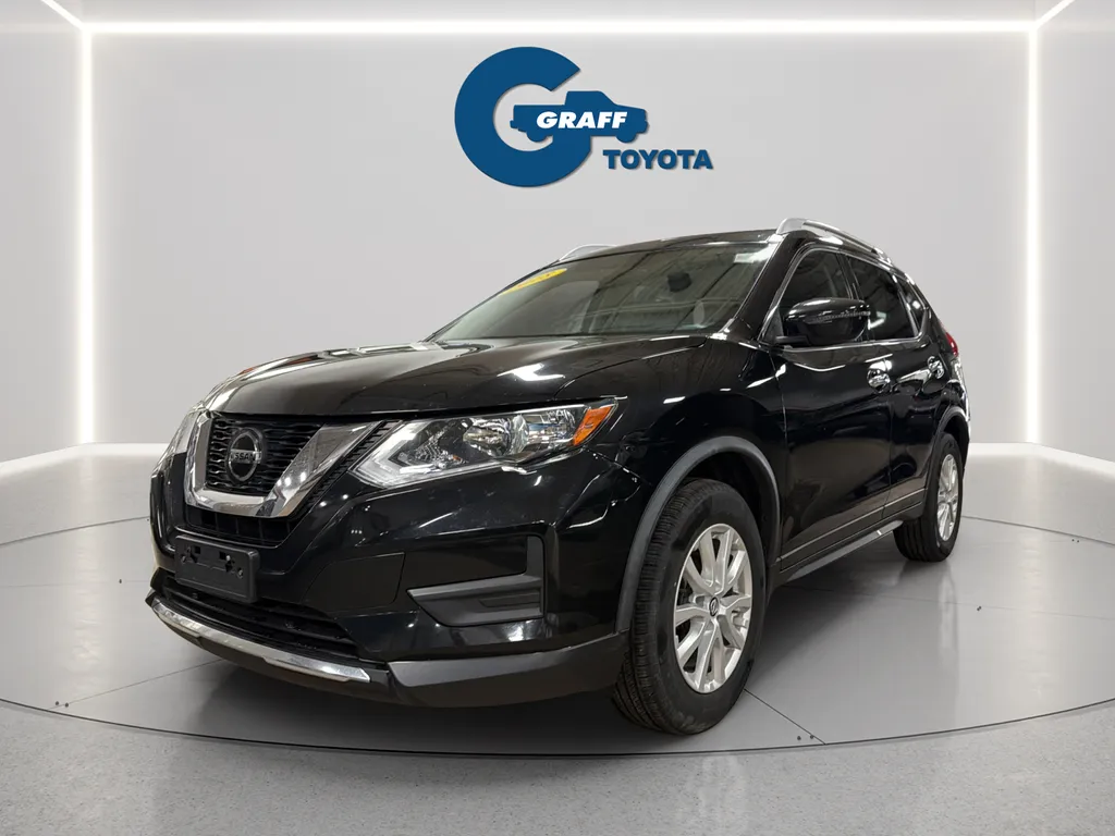 Black 2018 Nissan Rogue SV for sale in Burns Harbor, IN