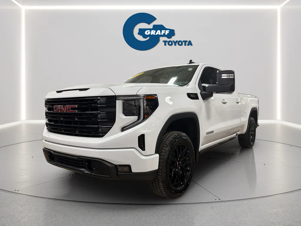 White 2025 GMC Sierra 1500 Elevation for sale in Burns Harbor, IN