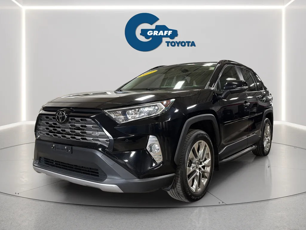 Black 2019 Toyota RAV4 Limited for sale in Burns Harbor, IN