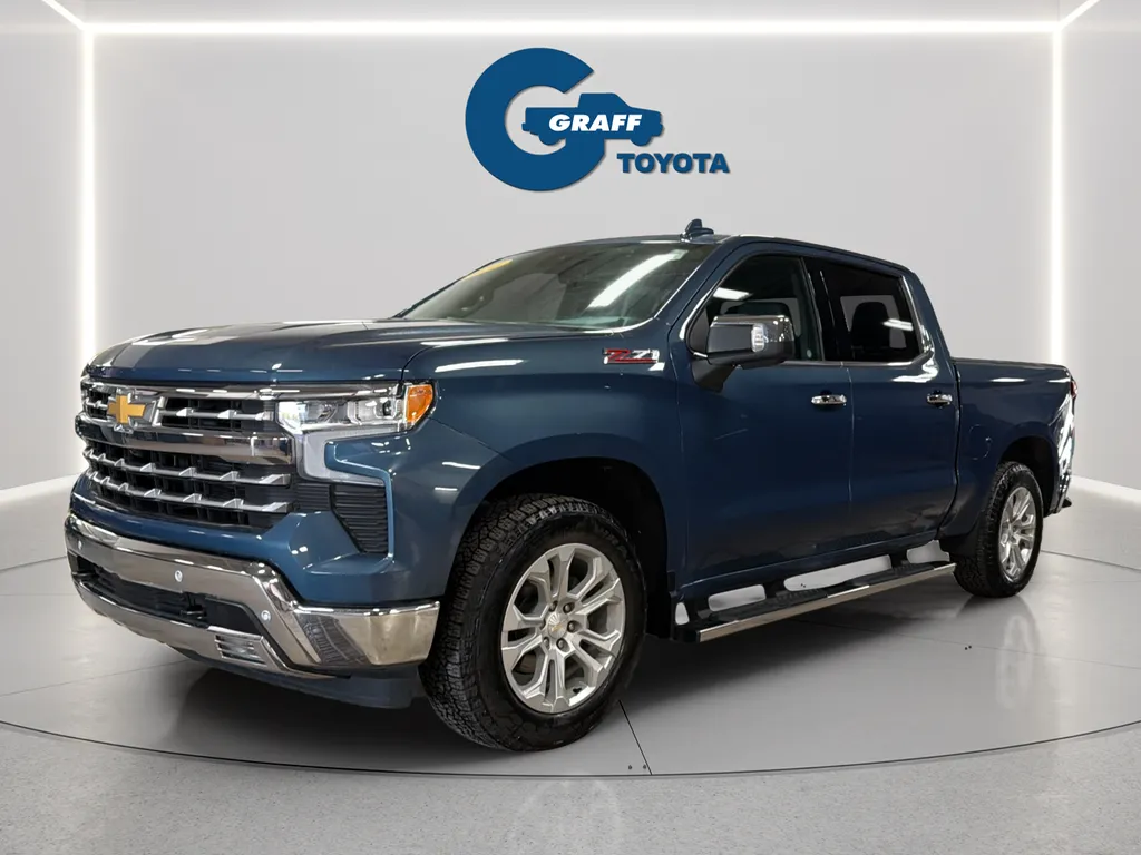 Blue 2024 Chevrolet Silverado 1500 LTZ for sale in Burns Harbor, IN