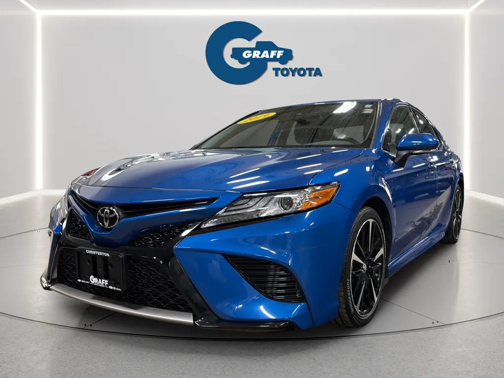 Blue 2019 Toyota Camry XSE for sale in Burns Harbor, IN