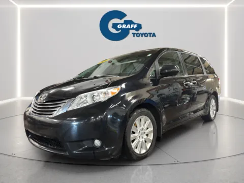 Black 2015 Toyota Sienna XLE for sale in Burns Harbor, IN