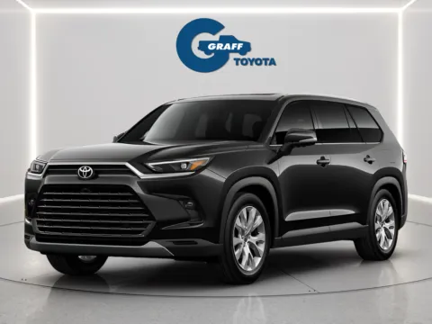 Black 2026 Toyota Grand Highlander Hybrid Limited for sale in Burns Harbor, IN