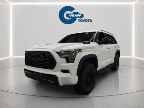 White 2025 Toyota Sequoia TRD Pro for sale in Burns Harbor, IN