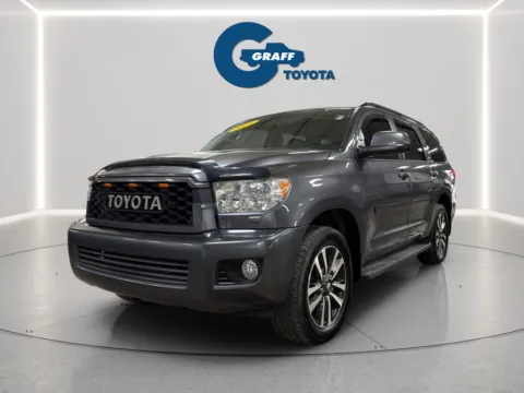 Gray 2015 Toyota Sequoia SR5 for sale in Burns Harbor, IN