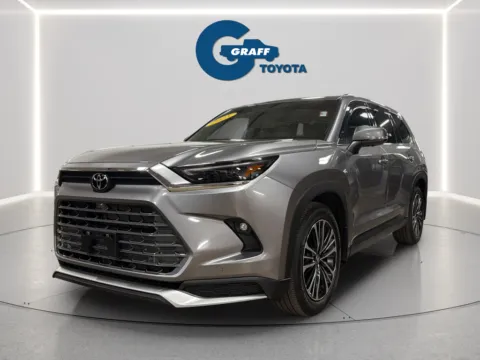 Gray 2025 Toyota Grand Highlander Hybrid MAX Platinum for sale in Burns Harbor, IN