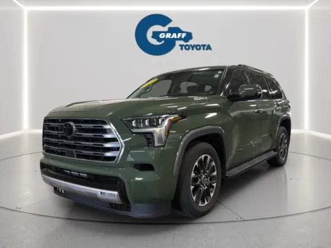 Green 2023 Toyota Sequoia Limited for sale in Burns Harbor, IN