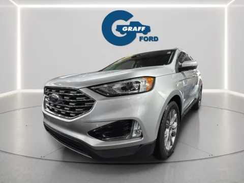 Silver 2019 Ford Edge Titanium for sale in Burns Harbor, IN