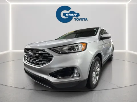 Silver 2019 Ford Edge Titanium for sale in Burns Harbor, IN