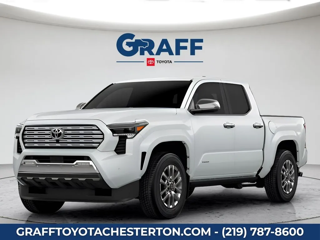 White 2026 Toyota Tacoma Limited for sale in Burns Harbor, IN
