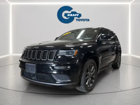 Black 2018 Jeep Grand Cherokee Overland for sale in Burns Harbor, IN