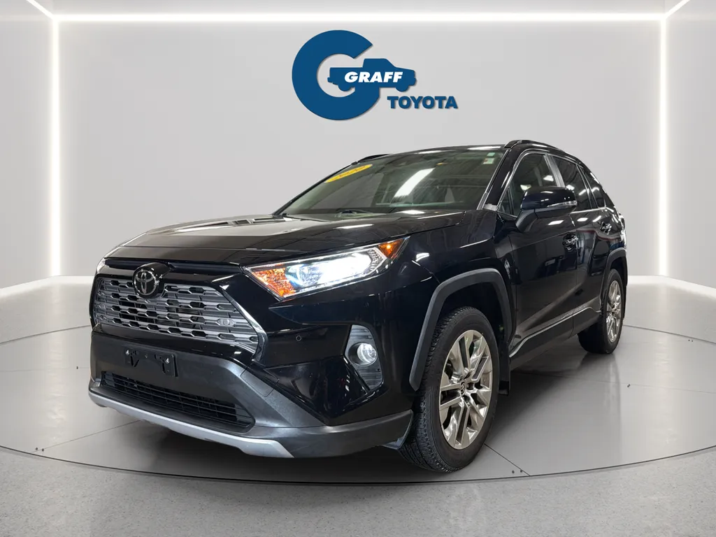 Black 2020 Toyota RAV4 Limited for sale in Burns Harbor, IN