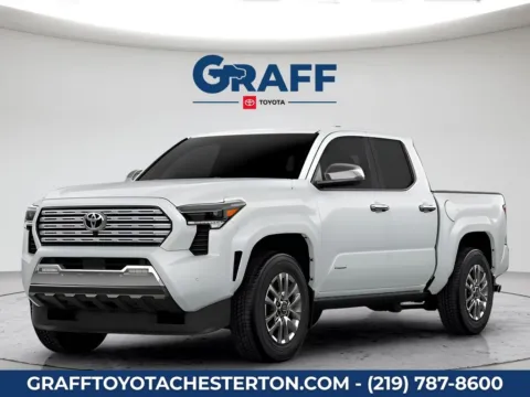 White 2026 Toyota Tacoma Limited for sale in Burns Harbor, IN