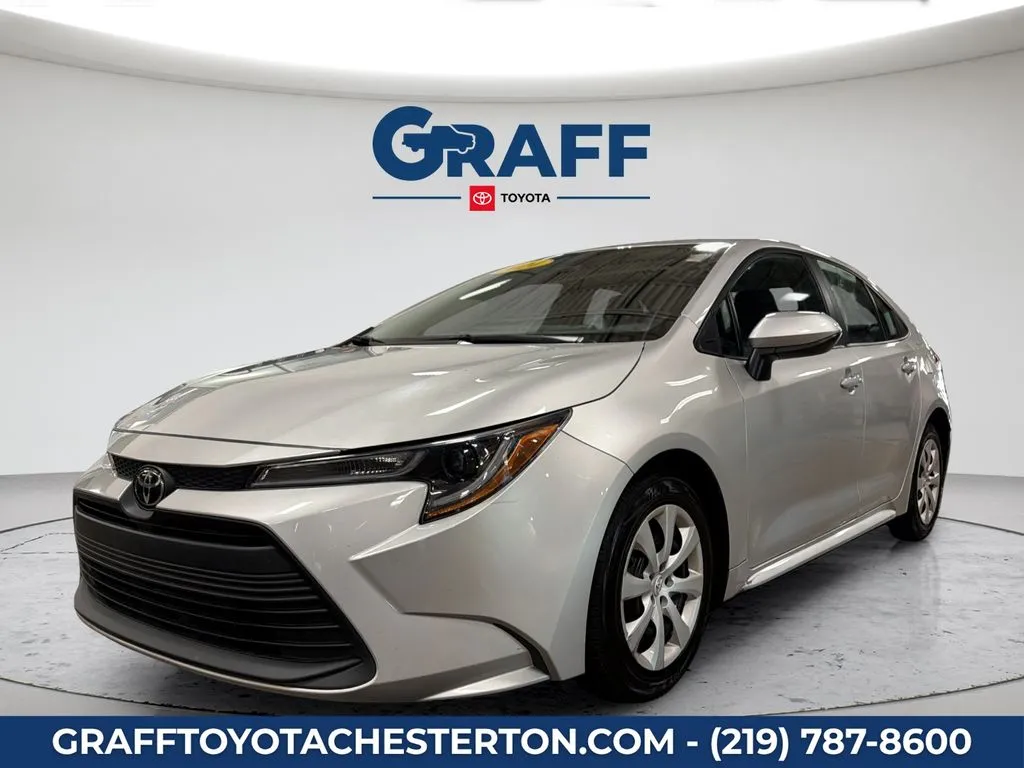 Silver 2024 Toyota Corolla LE for sale in Burns Harbor, IN