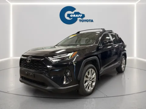 Black 2022 Toyota RAV4 XLE Premium for sale in Burns Harbor, IN