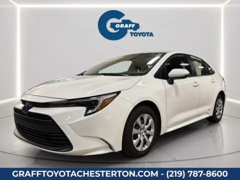 White 2024 Toyota Corolla Hybrid LE for sale in Burns Harbor, IN