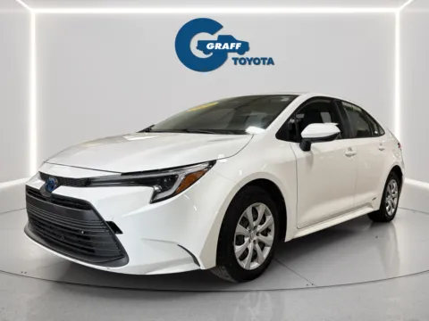White 2024 Toyota Corolla Hybrid LE for sale in Burns Harbor, IN