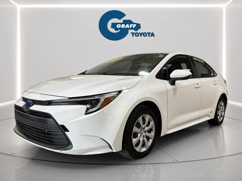 White 2024 Toyota Corolla Hybrid LE for sale in Burns Harbor, IN